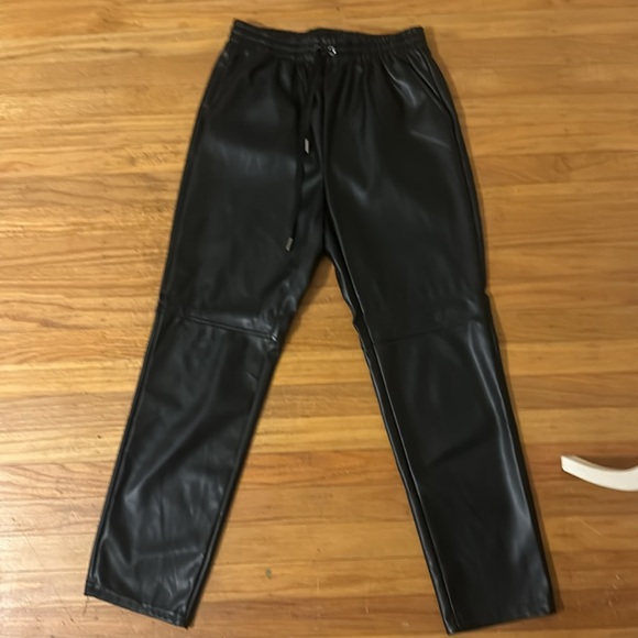 Laundry Draw Sting Faux Leather Pant Size S - Picture 2 of 3